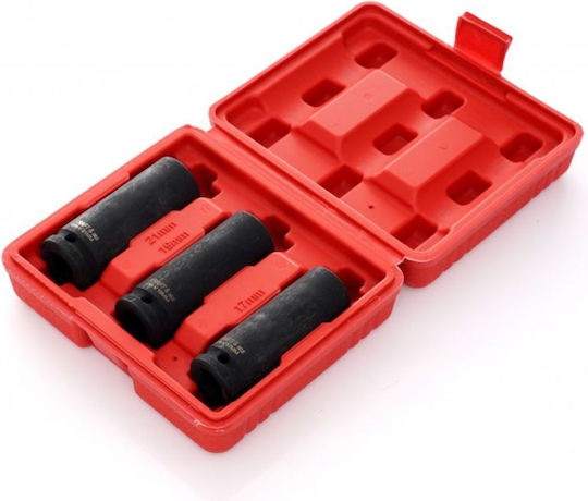 Kraft&dele Kd11750 Impact Sockets Set 17 21 Mm ½" 3 Pieces