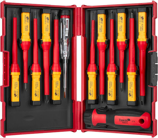 Tvardy Electrician Screwdriver Set 13 Pieces VDE 1000V Precision