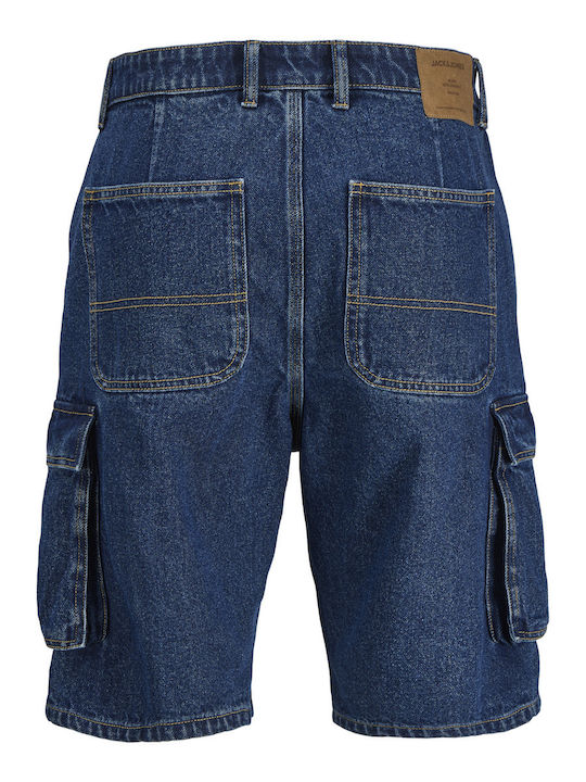 Jack & Jones Men's Denim Bermuda Blue