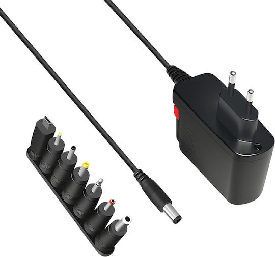 LogiLink Universal Τροφοδοτικό 2A με Ισχύ 24W με σετ βυσμάτων (PA0161A)