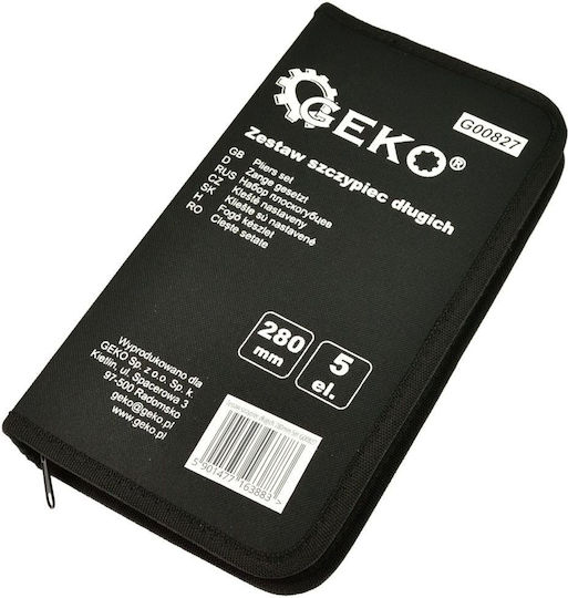 Geko Geko Zangensatz Gebogene Größe 280mm 5 Stück
