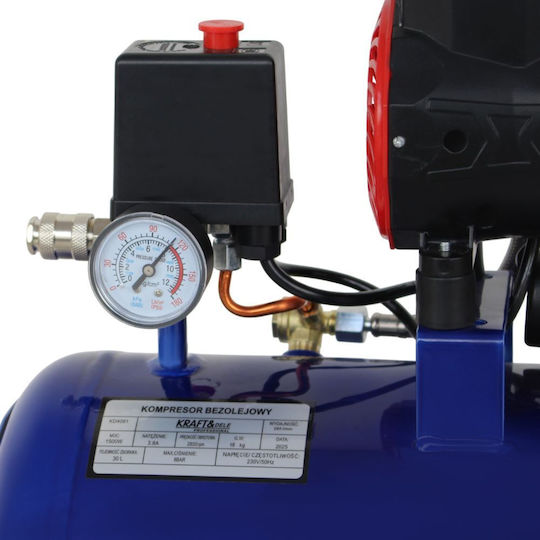 Compresor Cu O Singură Fază Fără Ulei Kraft&dele Kd4091 230 V 1500 W 30 L