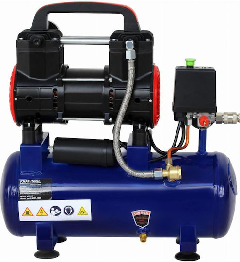 Compresor Aer Cu O Singură Fază Fără Ulei Kraft&dele Kd4090 230 V 1200 W 9 L