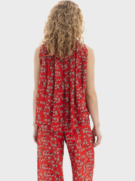 Damen Bluse Rot