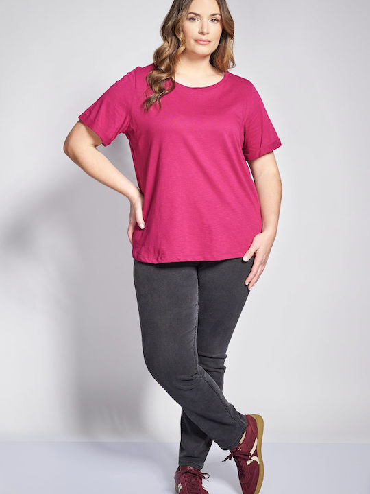 Bluza Damă Polo Mâneci Scurte Roz