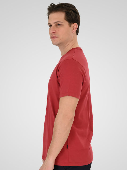 Short Sleeve Red Blouse