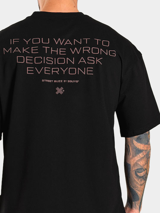 T-shirt Μαύρο