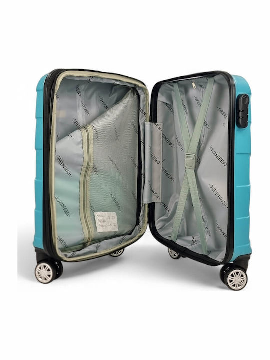 Greenwich Polo Club Hard Light Blue Travel Suitcase with 4 Wheels