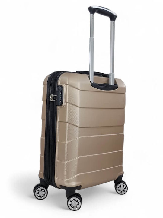 Greenwich Polo Club Hard Gold Travel Suitcase with 4 Wheels