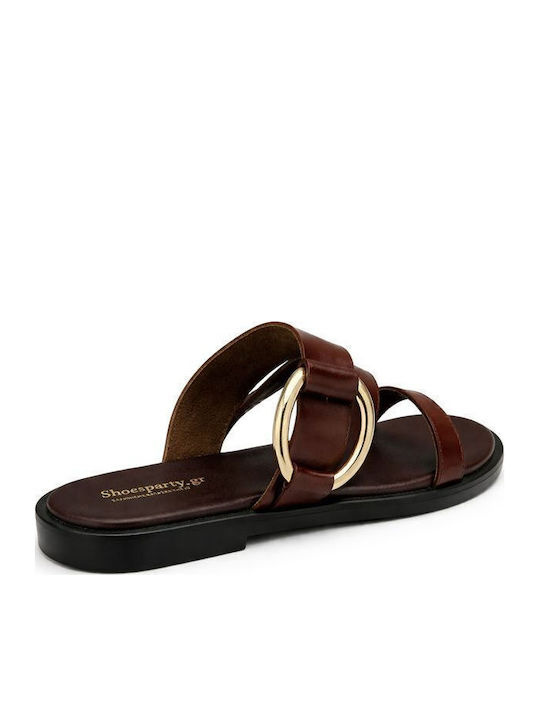 Women's Flat Brown Sandals