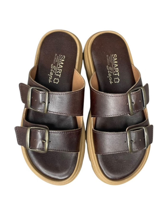Leather Women's Anatomic Brown Sandals