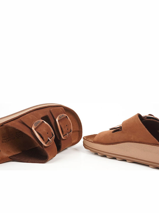 Despoina Leather Women's Anatomic Sandals Cacao