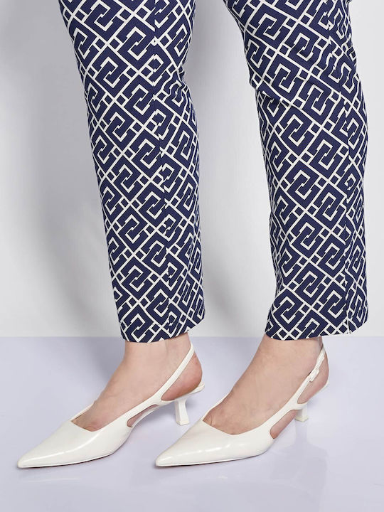 Pantalon Dama Albastru Costum Lejer Fit