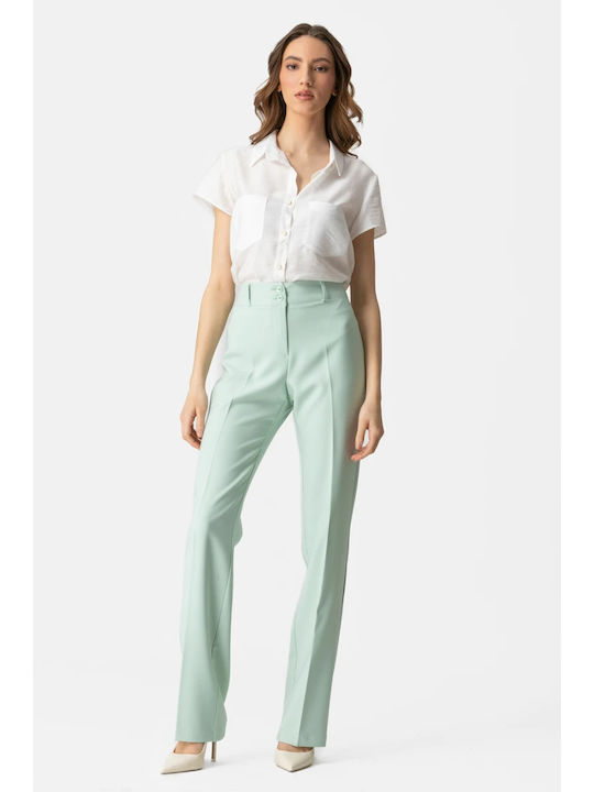Damen Stoffhose Grün
