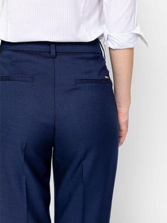 Damen Stoffhose Navy