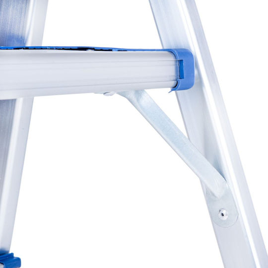 Aluminum Household Ladder Geko G02416 3 + 1 150 Kg