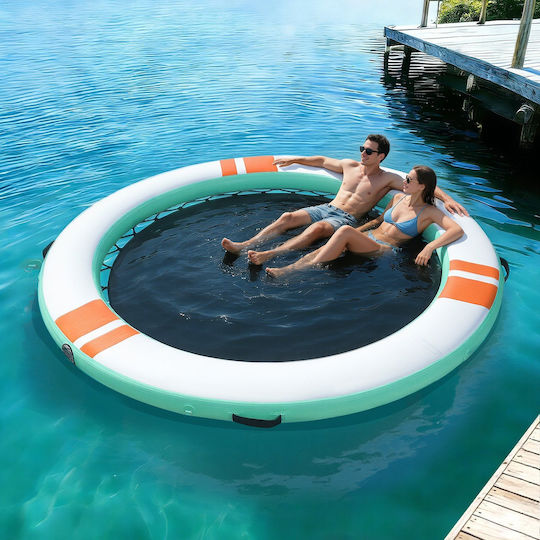 Vevor Inflatable Marine Mattress with Handles Light Blue 366cm