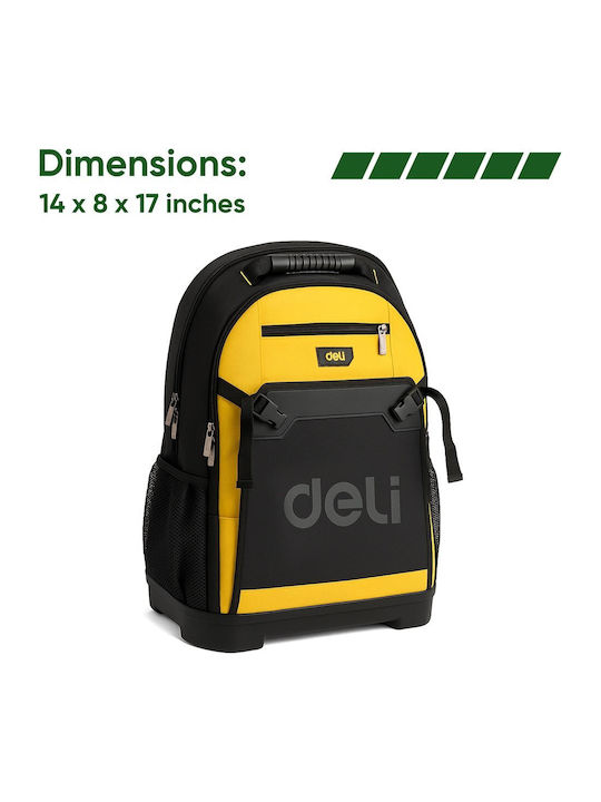Deli School Backpack Yellow