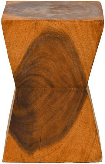 Living Room Stool Clepsydra Natural Shade 31x31x45cm