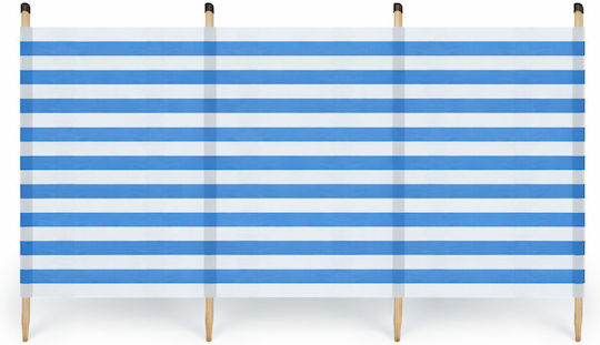 Παραβάν Παραλίας-camping Ριγέ 150x400cm Πασσάλους
