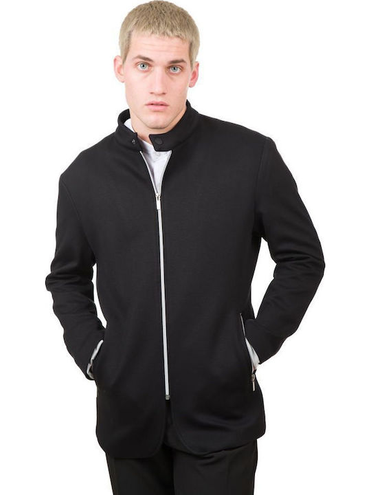 Langärmelig Overshirt Schwarz
