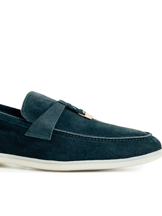 Deri Herren Bootsschuhe in Blau Farbe