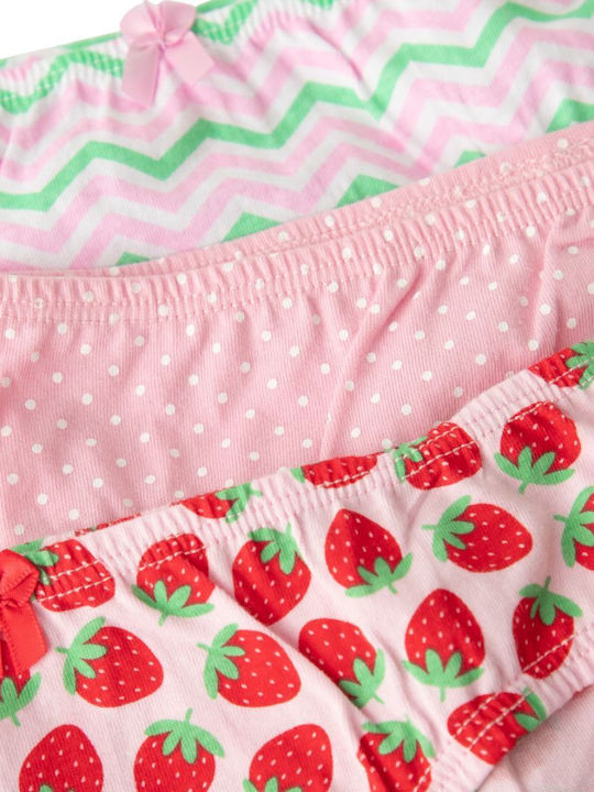 Minerva Strawberry Set Kids Panties Red-Pink