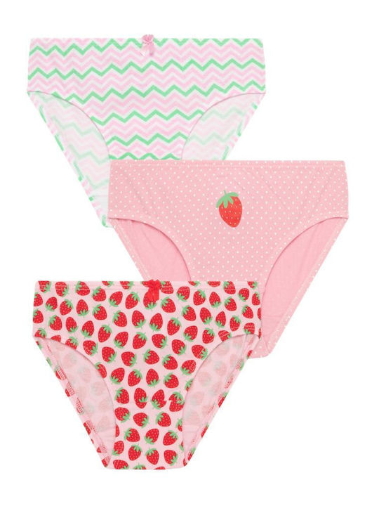 Minerva Strawberry Set Kids Panties Red-Pink