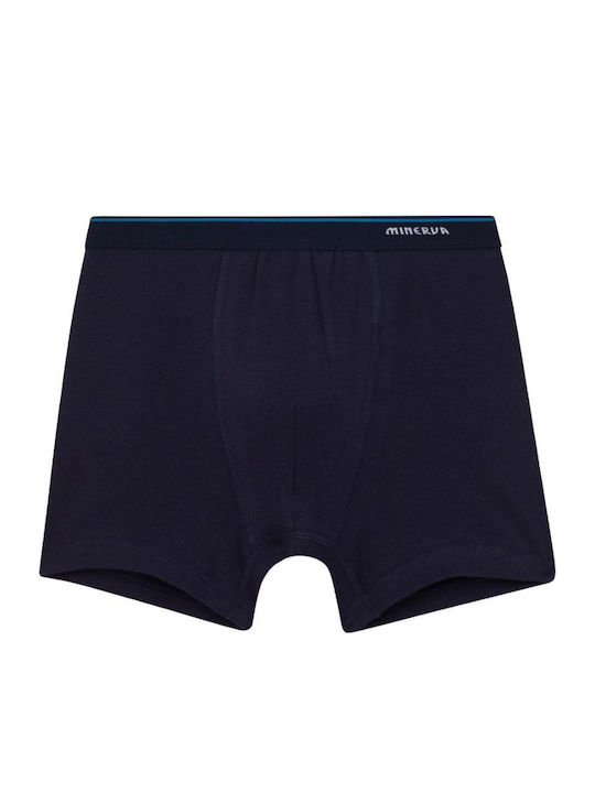 Minerva Boxer Boxer Σετ Παιδικά Μποξεράκια Navy Μπλε