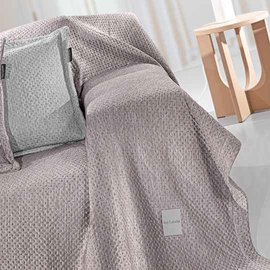 Guy Laroche Cooling Three-Seater Sofa Velvet Throw 170x300cm Throw Cooling Puro + Ma Guy Laroche Polyester 100% Polyester 100%