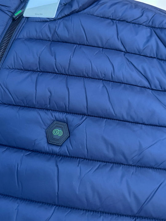 Sleeveless Jacket Blue