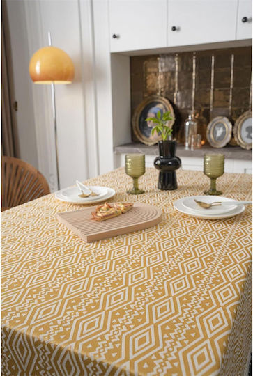 FRIPIA Покривка За Маса Златиста 140x140см