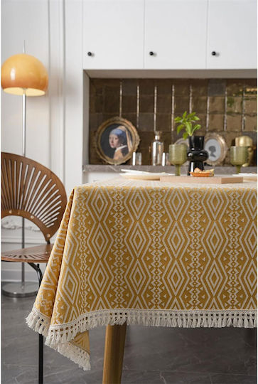 FRIPIA Покривка За Маса Златиста 140x140см