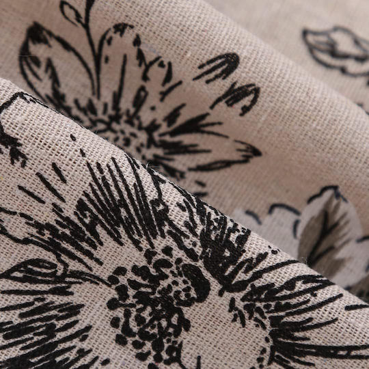 FRIPIA Linen Black Tablecloth 150x220cm
