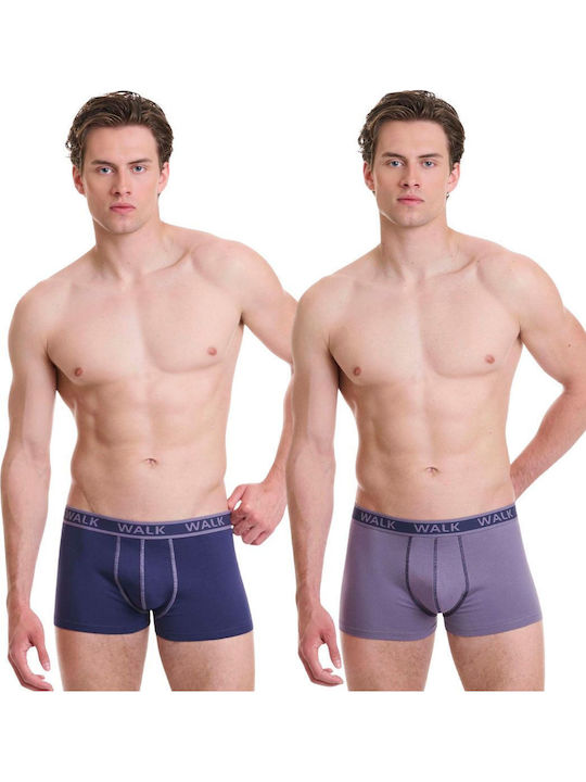 Herren Boxershorts Lila 2er Pack
