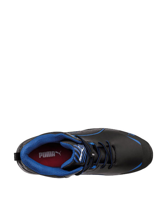 PUMA Krypton Mid Ботуши Безопасност Сини S3S с Сертификат P ESD FO SR
