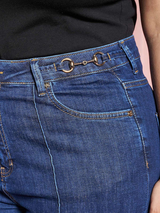 Pantalon Blugi Damă High Rise Fit Slim