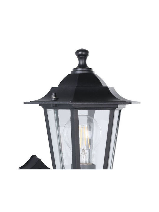 Eglo Laterna Wall-Mounted Outdoor Lantern E27 IP33 16.5x32x32εκ.