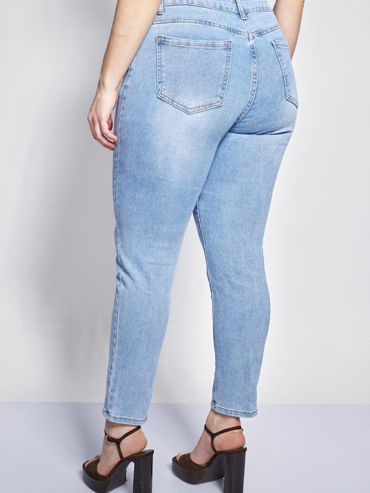 Pantalon Blugi Damă High Rise Fit Mama