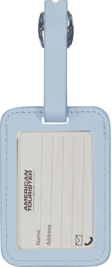 American Tourister Light Blue Luggage Label 2 Pieces