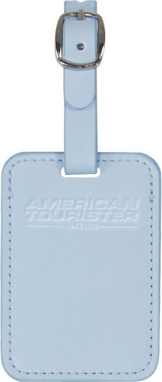 American Tourister Light Blue Luggage Label 2 Pieces