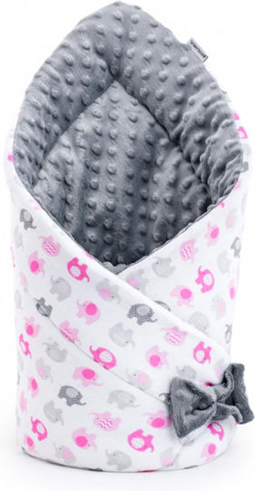 Bocioland Babydecke Wickeltücher für Kinderzimmer Baumwolle Graue 80x80cm