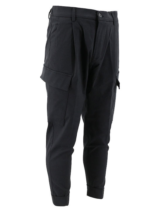 Παντελόνι Cargo σε Loose Εφαρμογή Black