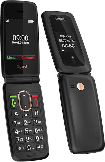Gigaset GL795 Dual SIM Mobile Phone with Large Buttons Gray
