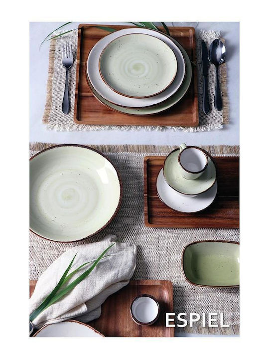 Cup Saucer Cappuccino Porcelain 220ml Terra Cream Espiel Tlk111k6 Set 6 Pieces Material Porcelain Cream Espiel Tlk111k6