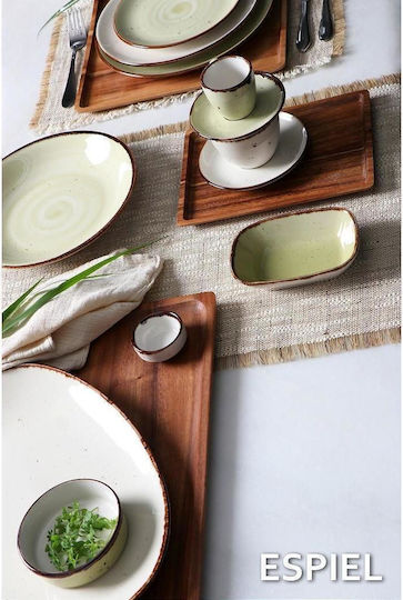 Cup Saucer Cappuccino Porcelain 220ml Terra Cream Espiel Tlk111k6 Set 6 Pieces Material Porcelain Cream Espiel Tlk111k6