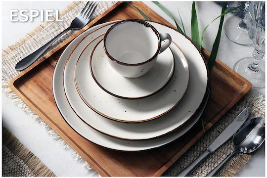 Cup Saucer Cappuccino Porcelain 220ml Terra Cream Espiel Tlk111k6 Set 6 Pieces Material Porcelain Cream Espiel Tlk111k6