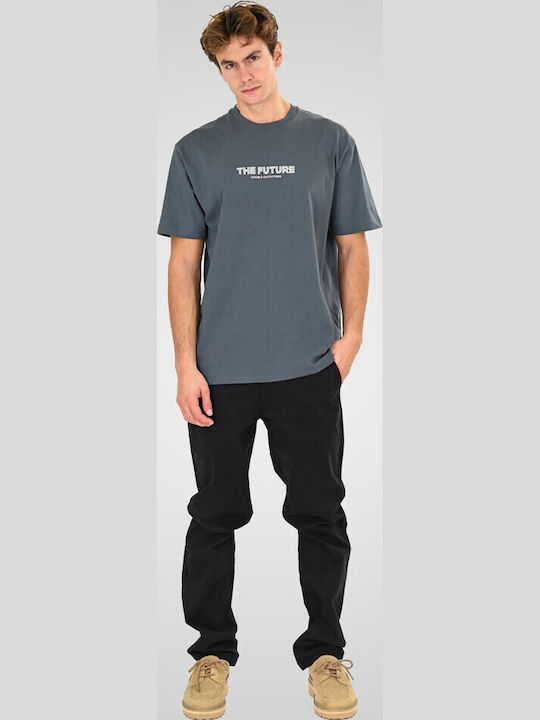 Παντελόνι Chino Ελαστικό σε Κανονική Εφαρμογή Stone Blue