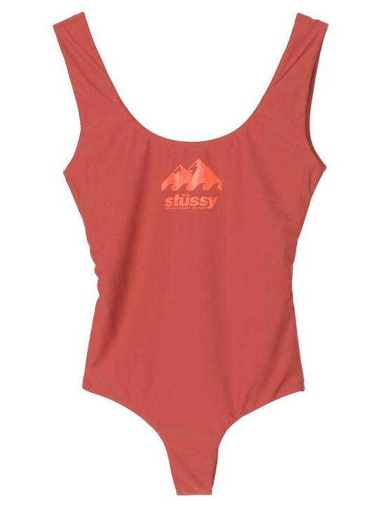 Costum De Baie Întreg Portocaliu