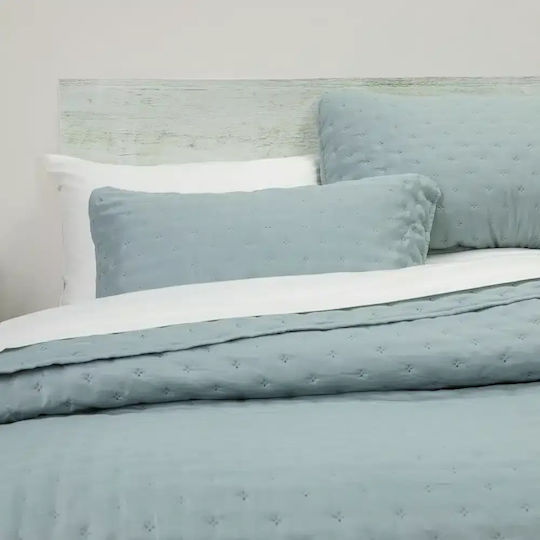 Borea Set Coverlet Double from Polyester Mint 220x240cm